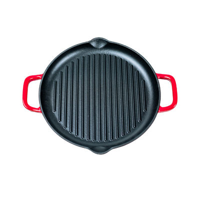 La griglia superiore su misura Pan Enamel Coating With Two della stufa tratta