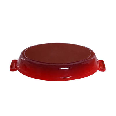 Ghisa durevole che frigge Pan Enameled Cast Iron Pan BSCI ISO9006