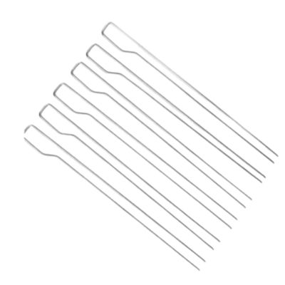 29,2 X le pentole di campeggio di 2.8CM hanno messo la forcella di kebab della carne della griglia dell'ago del BARBECUE 6Pcs