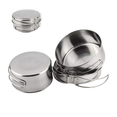 Acciaio 4pcs/Set del ODM &amp; dell'OEM Stanley Camping Cooking Set Stainless