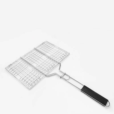 Gli accessori delle pentole della cucina di acciaio inossidabile hanno saldato il canestro della rete della griglia del barbecue