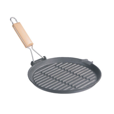 piastra 10inch della griglia del ghisa di 27cm con la maniglia piegante ISO9001