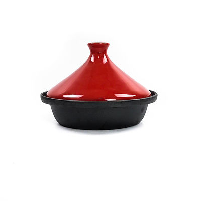 Il vaso di cottura senz'acqua della fonduta di formaggio ha smaltato il ghisa Tajine