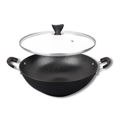 wok cinese Pan Large Bottom For Easy di 40/42cm che cucina BSCI/SGS