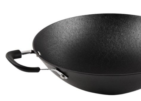 Mescoli il wok cinese di Pan Anti Rust Non Stick del wok cinese della frittura con il coperchio