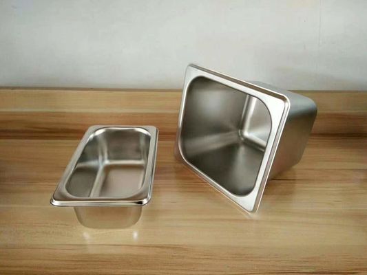 le pentole di acciaio inossidabile di 325×265×150mm mettono le pentole commerciali dell'hotel per alimento servente