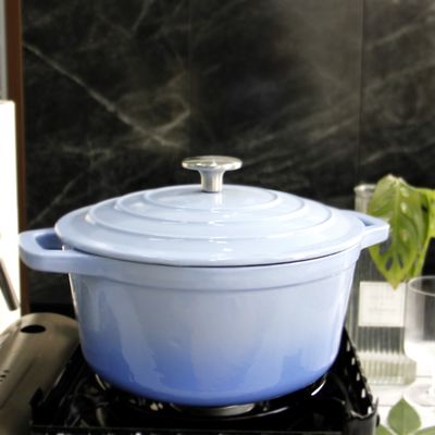 Casseruola del ghisa dello smalto di dimensione 21/24/26/28.5cm per approvvigionamento