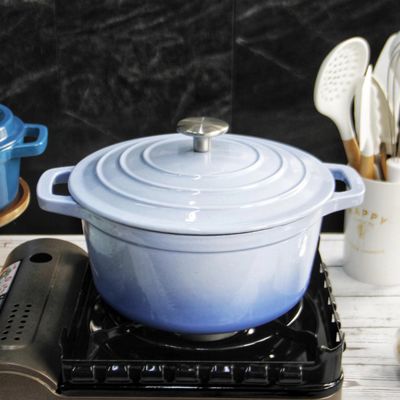Casseruola del ghisa dello smalto di dimensione 21/24/26/28.5cm per approvvigionamento