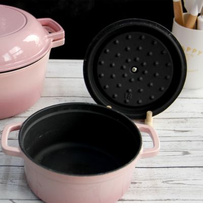 Smalti il vaso di riserva rivestito /cocotte del ghisa dalla dimensione 18/20/22/24/26cm di Glasstop