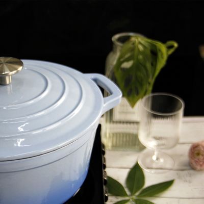 Casseruola del ghisa dello smalto di dimensione 21/24/26/28.5cm per approvvigionamento
