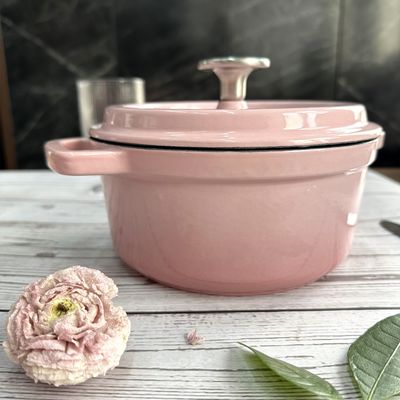 Sette di utensili da cucina per forno a doppio cilindro in ghisa smaltata