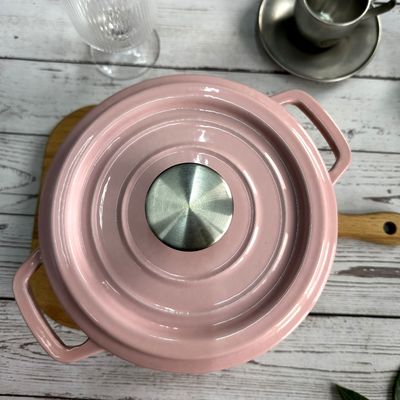 Smalti il vaso di riserva rivestito /cocotte del ghisa dalla dimensione 18/20/22/24/26cm di Glasstop