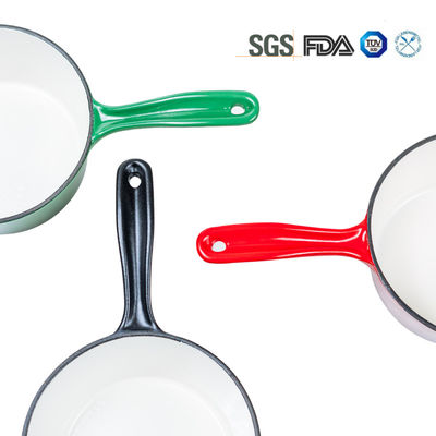 Smaltato non attacchi il quarto smaltato 16cm della casseruola 2,5 del ghisa