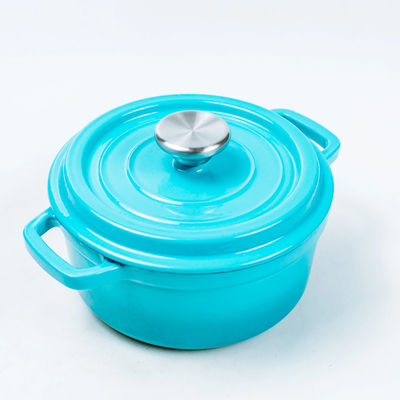 stile classico del forno olandese di Oven Enamel Covered Round Dutch del ghisa di 20cm
