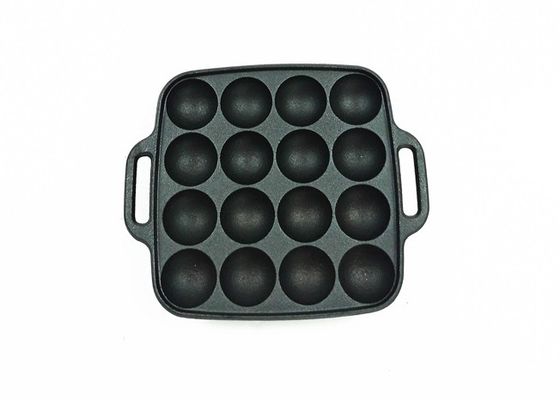 Griglia Pan For Stovetop di Takoyaki della piastra della griglia del ghisa dello SGS di BSCI
