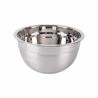 Insalatiera del metallo di acciaio inossidabile con il fondo del silicone del coperchio 1.25L-5L