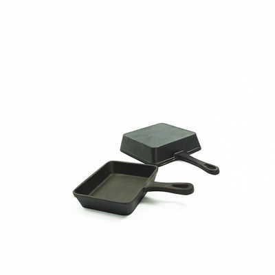 Ghisa del ODM dell'OEM che frigge Pan Grill Pan Set pre condito BSCI