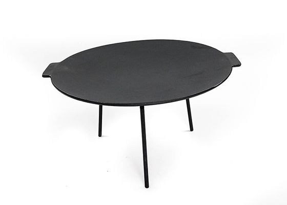 la griglia del ghisa 5.5kg di 44cm cuoce non la griglia sulla piastra Pan With del bastone 3 gambe