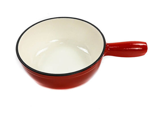 vaso della fonduta di formaggio del ghisa di 21cm durature 12 libbre durevoli e