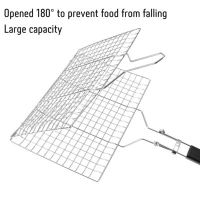 Multi griglia 30cm rettangolari netti del barbecue di acciaio inossidabile di scopo