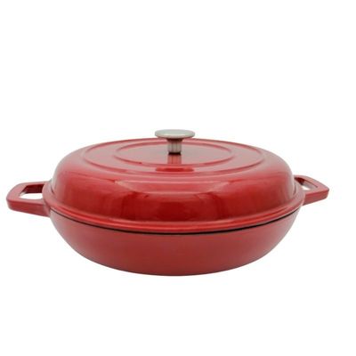 La casseruola affidabile smaltata del ghisa il vaso 29/31cm della minestra del ghisa