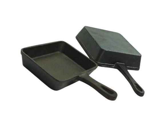 Ghisa del ODM dell'OEM che frigge Pan Grill Pan Set pre condito BSCI