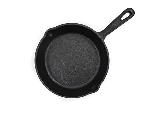 Preseasoned il ghisa che frigge la cima della stufa di Pan With Long Handle For