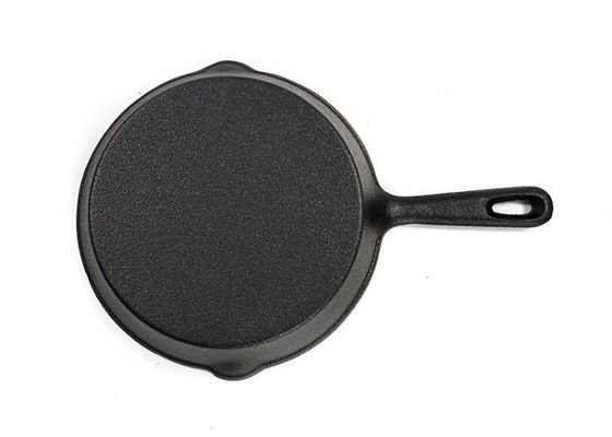 Preseasoned il ghisa che frigge la cima della stufa di Pan With Long Handle For
