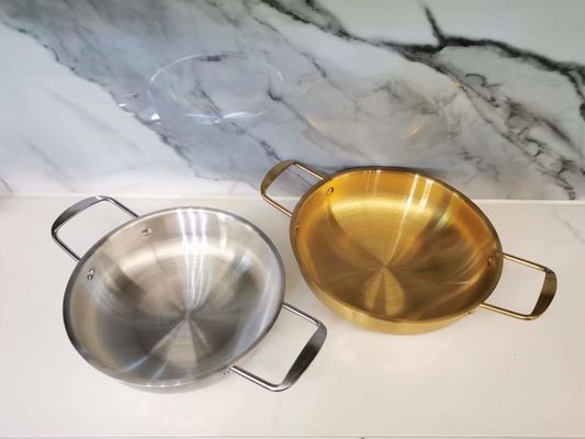 le pentole di acciaio inossidabile della prova della ruggine mettono il commestibile di 304 vasi di acciaio inossidabile