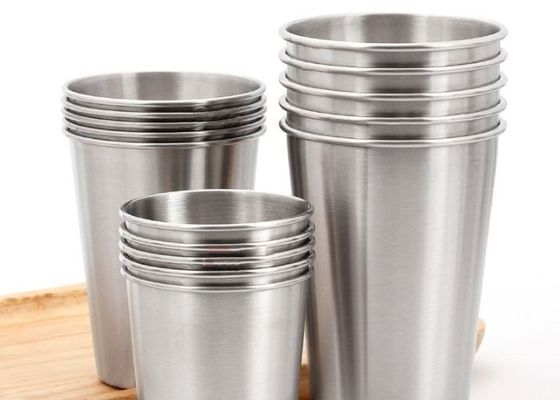 304 certificazione dorata della tazza 8.2/9.3cm di acciaio inossidabile SGS/ISO9005