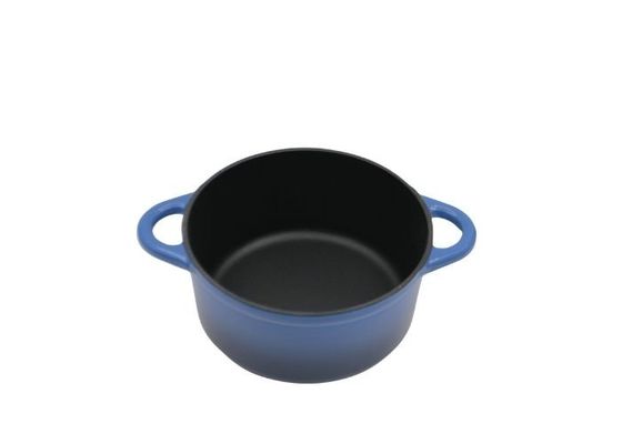 Piatto blu della casseruola dello smalto con il coperchio per tutta la stufa 3.8/5/5.3kg