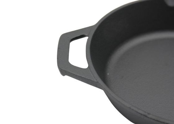 Grande padella della friggitrice a 12 pollici del ghisa per i pasti della famiglia