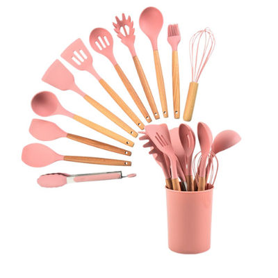 Utensili su misura della cucina del silicone degli accessori delle pentole della cucina con il supporto
