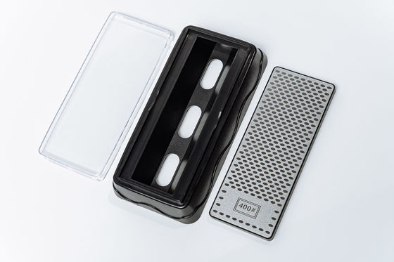 Strumento all'aperto di campeggio polacco piegante di Whetstone Diamond Knife Sharpener Double Sided
