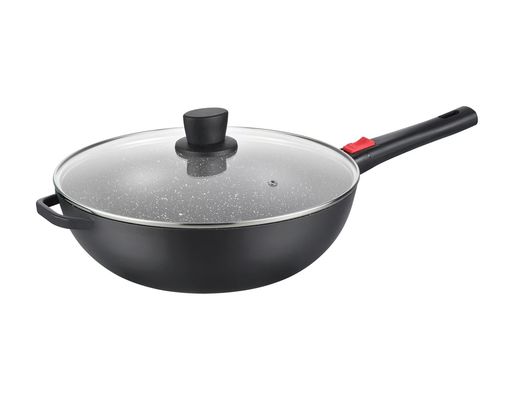 Vaso di alluminio del bastone versatile per il nero di Cooktops di induzione