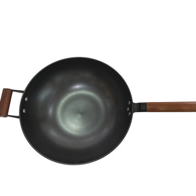 Padella cinese del ghisa della cucina della casa di BSCI che cucina wok Pan Non Stick 32cm