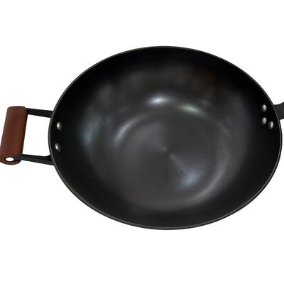 Padella cinese del ghisa della cucina della casa di BSCI che cucina wok Pan Non Stick 32cm