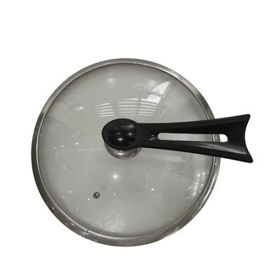 Maniglia cinese classica di Pan Skillet With Removable Silicone del wok del ghisa 11Inch
