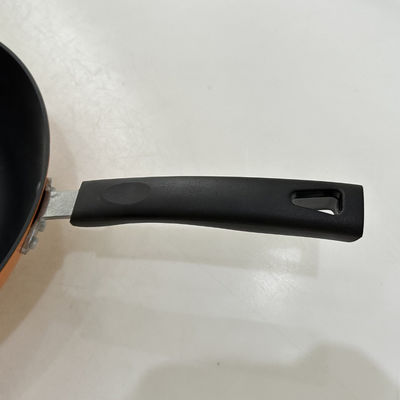 Wok cinese della padella premio del ghisa 13Inch con il coperchio e non il bastone di vetro temperati