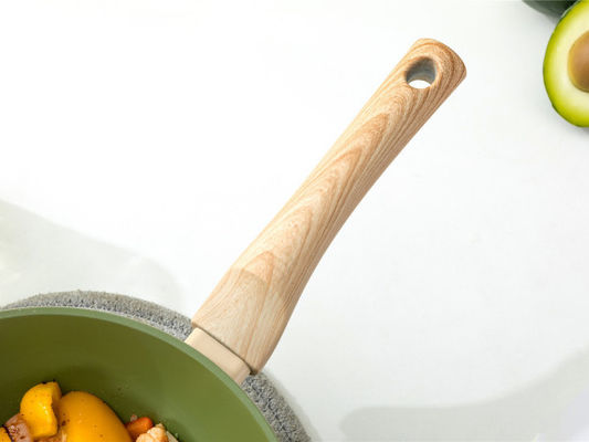 Maniglia termoresistente di Pan With Flat Bottom And del wok cinese versatile 12Inch
