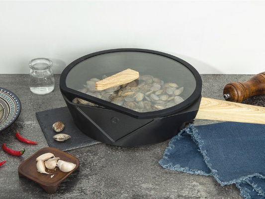 Rivestimento di cottura sano di Pan Non Stick With Titanium della padella del ghisa 10Inch