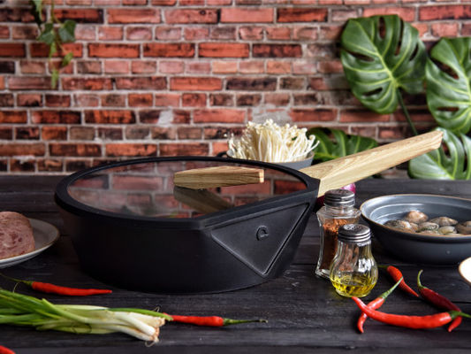 Rivestimento di cottura sano di Pan Non Stick With Titanium della padella del ghisa 10Inch