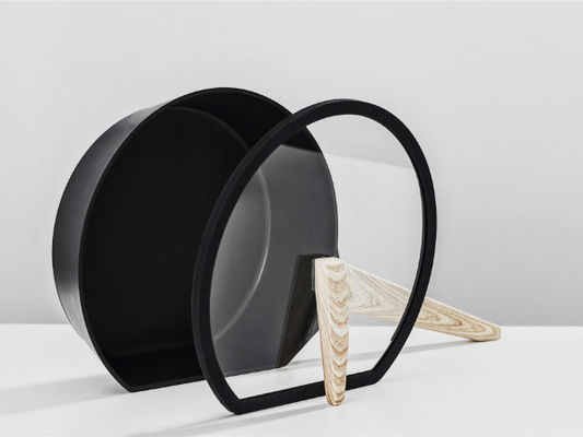 Pentola di alluminio leggera 12Inch del pancake con non il nero ricoprente del bastone