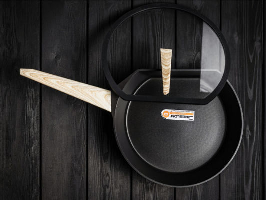 pentole di alluminio 11Inch che friggono la base d'acciaio di Pan Heavy Duty With Stainless