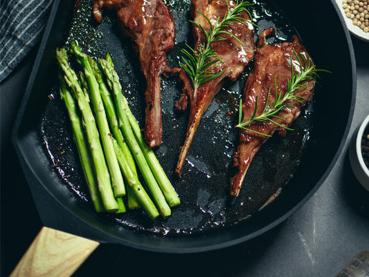 Rivestimento di cottura sano di Pan Non Stick With Titanium della padella del ghisa 10Inch