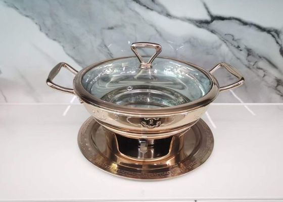insieme del buffet del piatto di logoramento di acciaio inossidabile di 26cm