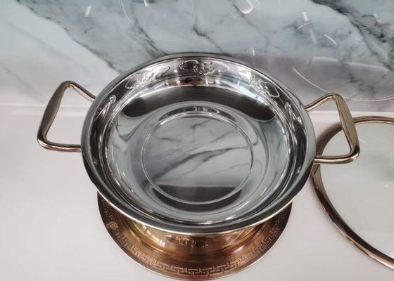 insieme del buffet del piatto di logoramento di acciaio inossidabile di 26cm