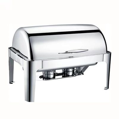 contenitore del riscaldamento dell'alimento del ristorante dell'hotel della stufa dell'alcool del buffet di acciaio inossidabile di 64*50*31cm