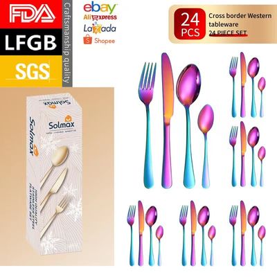 La coltelleria portatile dell'acciaio inossidabile 304 ha messo perfetto per la sala da pranzo