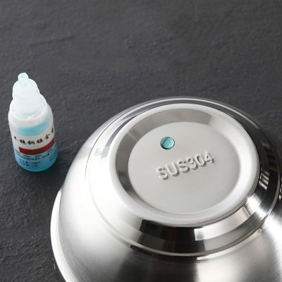 Scalette lucide in acciaio inossidabile 304 a doppia parete per cucina